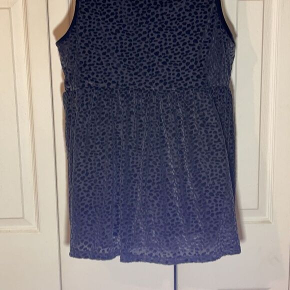 Torrid Velvet Burnout Leopard Peplum Tank Top 2/2X - Picture 12 of 15
